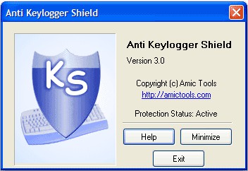 Anti Keylogger Shield 3.0 screenshot