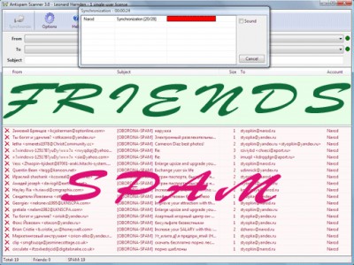 Antispam Scanner 3.02 screenshot