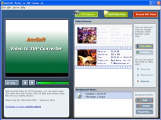 AnvSoft Video to 3GP Converter 1.23 screenshot