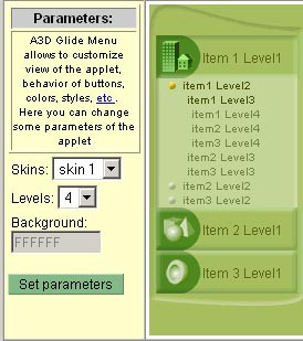 Anything3D Glide Menu 1.0 screenshot