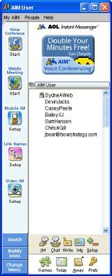 AOL Instant Messenger (AIM) 5.1 screenshot