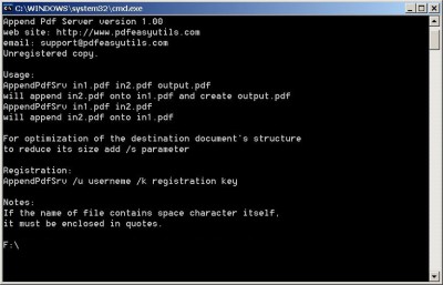 Append Pdf Server (personal license) 1.1.1 screenshot