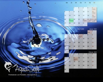AquaSoft DesktopKalender Aqua-Edition 1.0.00 screenshot