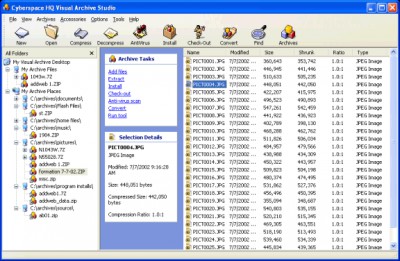 Archive XP 2003 8d screenshot
