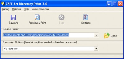 Art Directory Print 3.1 screenshot