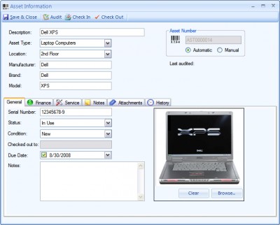 Asset Manager Enterprise Edition 3.1.1007 screenshot