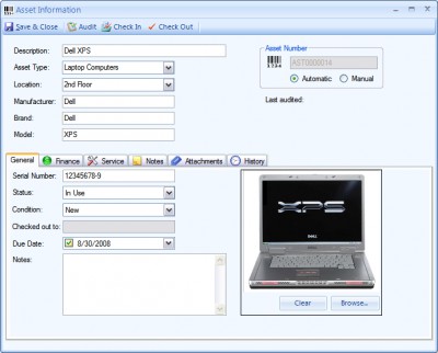 Asset Manager Standard Edition 3.0.1006 screenshot
