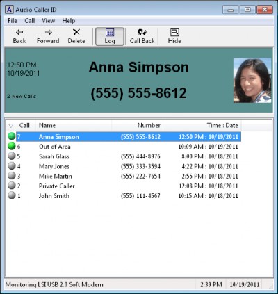 Audio Caller ID 4.4 screenshot