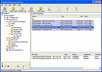 Audio Conversion Studio 2.1 screenshot