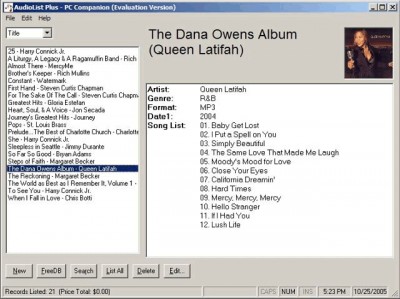 AudioList Plus 5.0.2 screenshot