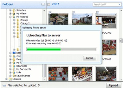 Aurigma Image Uploader Dual 7.0 screenshot
