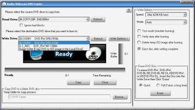 AV DVD Copier 1.0.0.6 screenshot