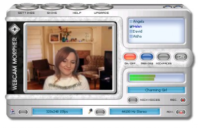 AV Webcam Morpher (fr) 1.0.75 screenshot