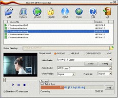 Avi MPEG Convertor 1.38 screenshot