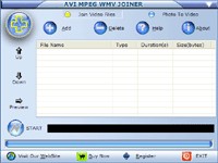 AVI MPEG WMV Joiner 2.0.0.0729 screenshot