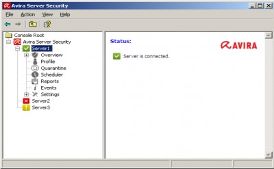 Avira Server Security 13.0.0.293 screenshot