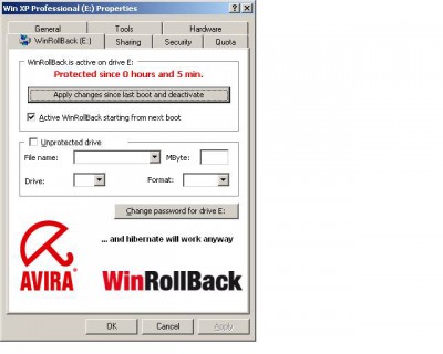 Avira WinRollBack 3.0.35.0 screenshot