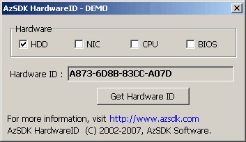 AzSDK HardwareID 3.00 screenshot