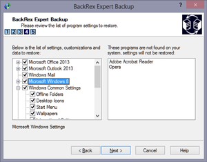 BackRex Expert Backup 2.8.178 screenshot