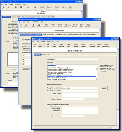 Bankruptcy Case Software 6 screenshot