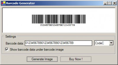 Barcode 128 Module 1.0 screenshot