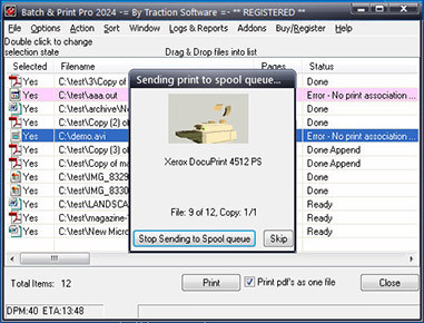 Batch And Print Pro 15.00 screenshot