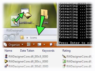 Batch Icon Extractor 1.0 screenshot