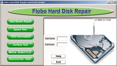 Best Flobo Hard Disk Repair 1.5 screenshot