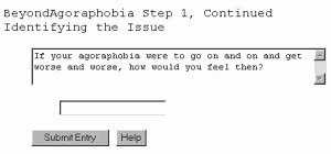 Beyond Agoraphobia, Self Help Software 5.10.21 screenshot