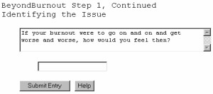 Beyond Burnout, Free Self Help Software 5.10.21 screenshot