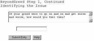 Beyond Greed, Free Self Help Software 5.10.21 screenshot