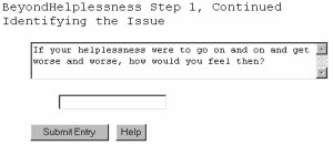 Beyond Helplessness, Self Help Software 5.10.21 screenshot