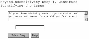 Beyond Insensitivity, Self Help Software 5.10.21 screenshot