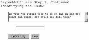 Beyond Job Stress, Self Help Software 5.10.21 screenshot