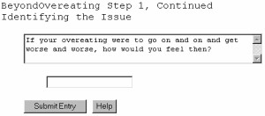 Beyond Overeating, Self Help Software 5.10.21 screenshot
