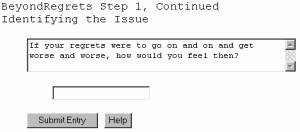 Beyond Regrets, Free Self Help Software 5.10.21 screenshot
