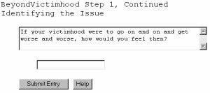 Beyond Victimhood, Self Help Software 5.10.21 screenshot
