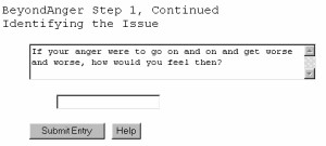 BeyondAnger - Free Self-Counseling Software for In 2.10.04 screenshot