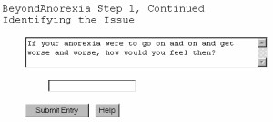 BeyondAnorexia - Free Self-Counseling Software for 2.10.04 screenshot