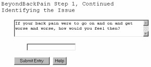 BeyondBackPain - Free Self-Counseling Software for 2.10.04 screenshot