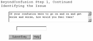 BeyondConfusion - Free Self-Counseling Software fo 2.10.04 screenshot