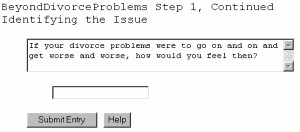 BeyondDivorceProblems - Free Self-Counseling Softw 2.10.04 screenshot