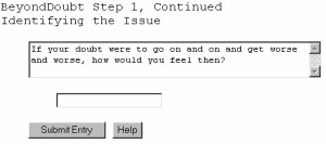 BeyondDoubt - Free Self-Counseling Software for In 2.10.04 screenshot