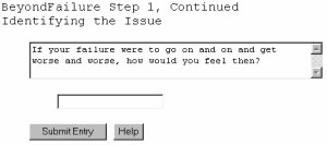 BeyondFailure - Free Self-Counseling Software for 2.10.04 screenshot
