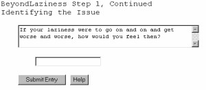 BeyondLaziness - Free Self-Counseling Software for 2.10.04 screenshot