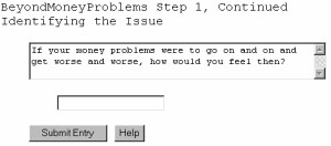 BeyondMoneyProblems - Free Self-Counseling Softwar 2.10.04 screenshot