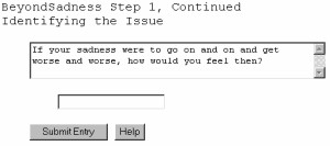 BeyondSadness - Free Self-Counseling Software for 2.10.04 screenshot