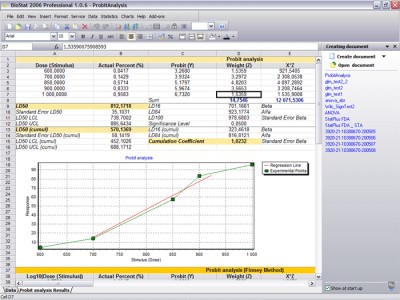 BioStat 2007 3.9.5.0 screenshot