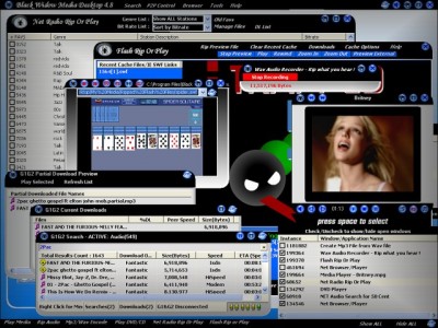 Black Widow - Media Desktop 7.0.0 screenshot