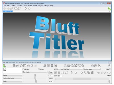 BluffTitler DX9 8.5.0.1 screenshot